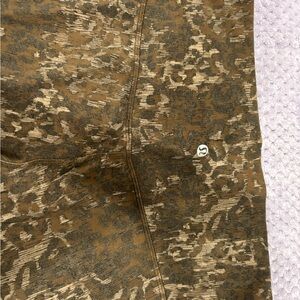 Lululemon leopard print Leggings